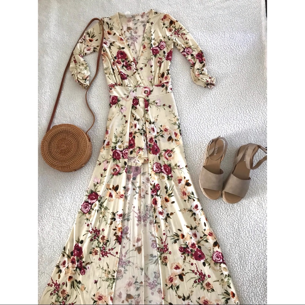 Jasmine Floral Romper Dress